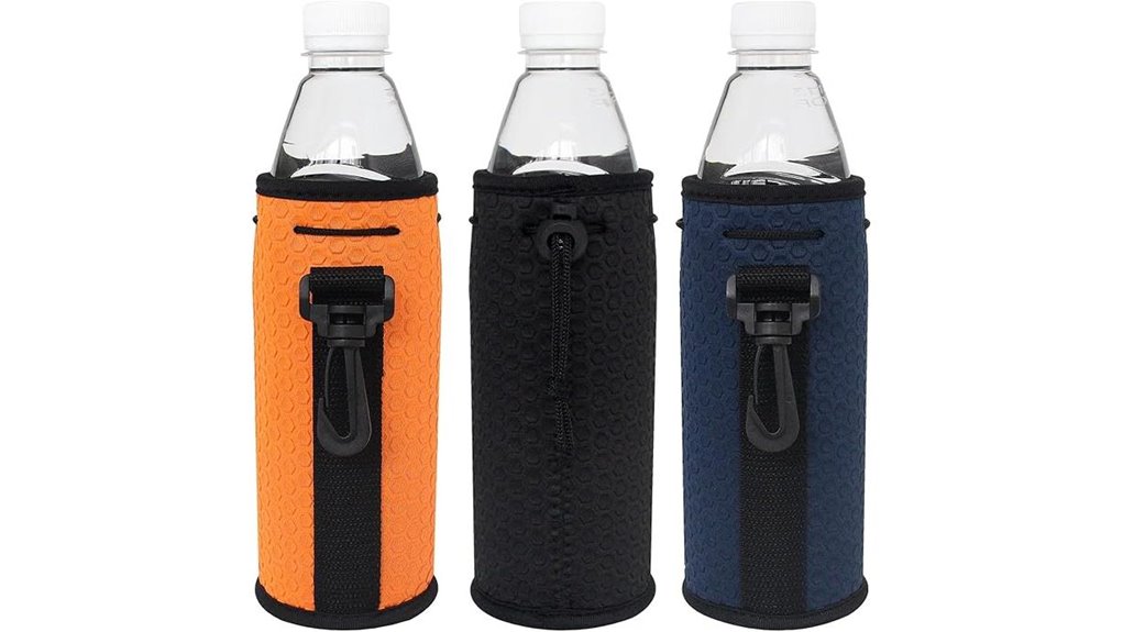 3 pack neoprene bottle sleeves