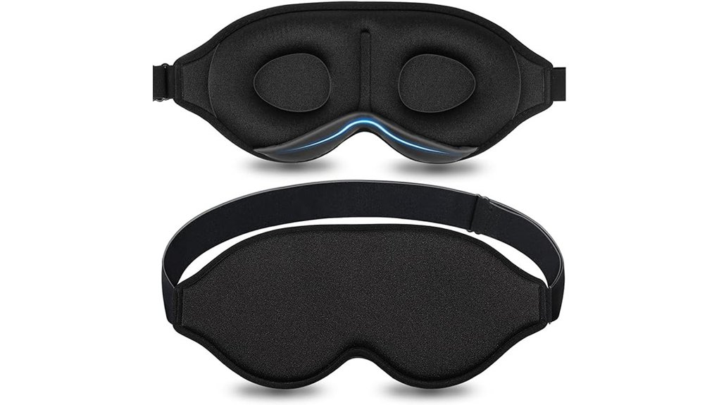 3d no pressure black mask