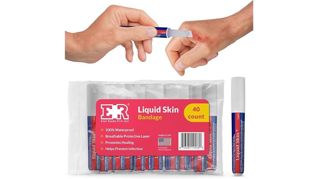 40 count waterproof liquid bandage