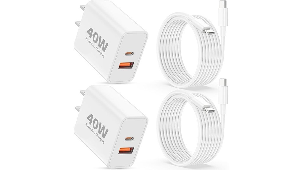 40w iphone dual charger
