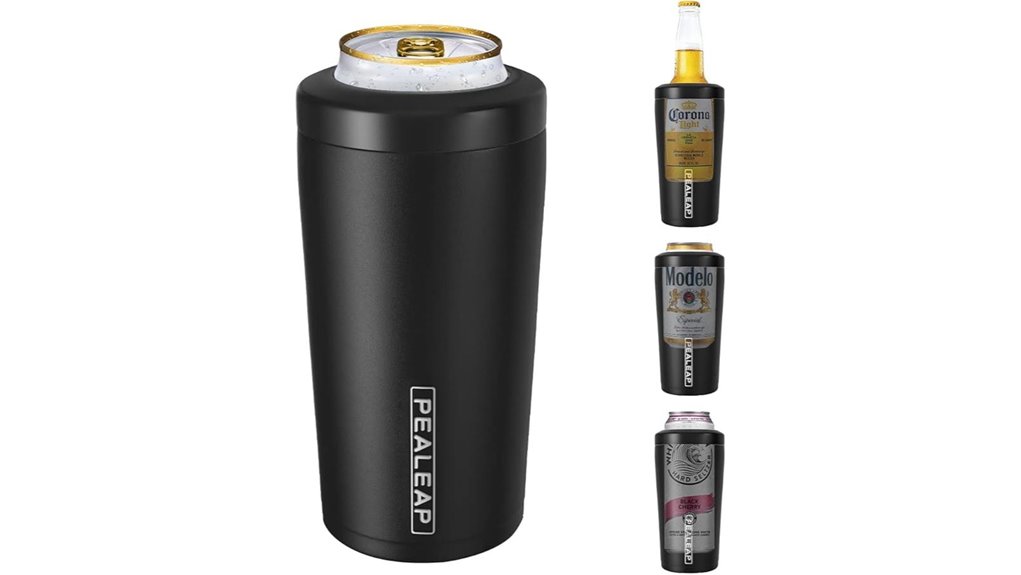 4 in 1 12oz stainless cooler