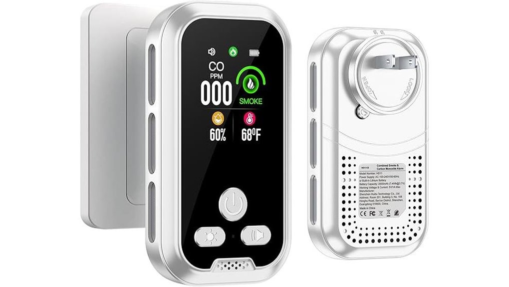 4 in 1 plug in co detector