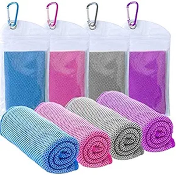 4 pack cooling towels