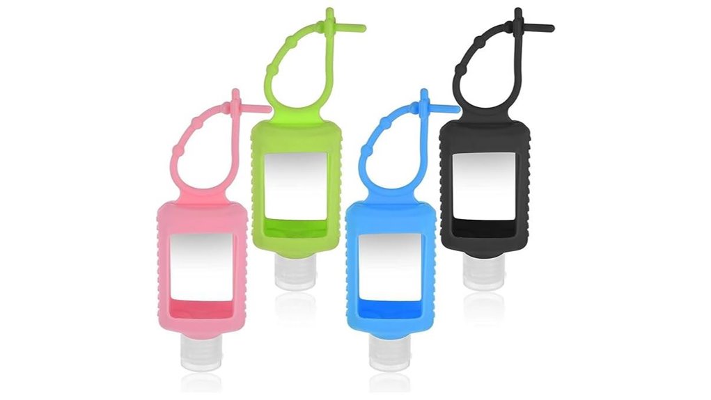4 pack leakproof travel sanitizer
