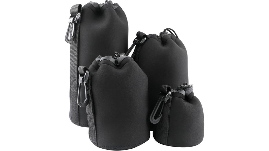 4 pack neoprene lens pouches