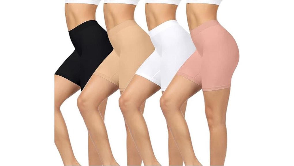 4 pack women s slip boyshorts