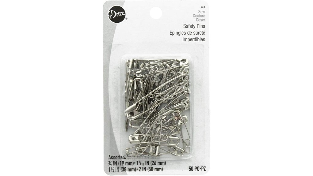 50 assorted dritz pins