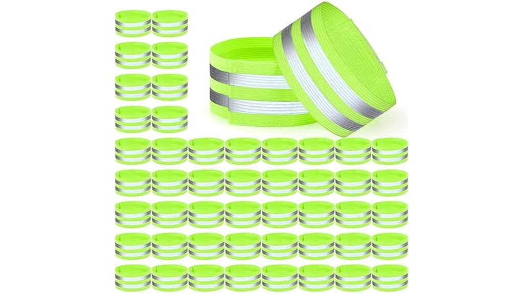 50 reflective safety bands