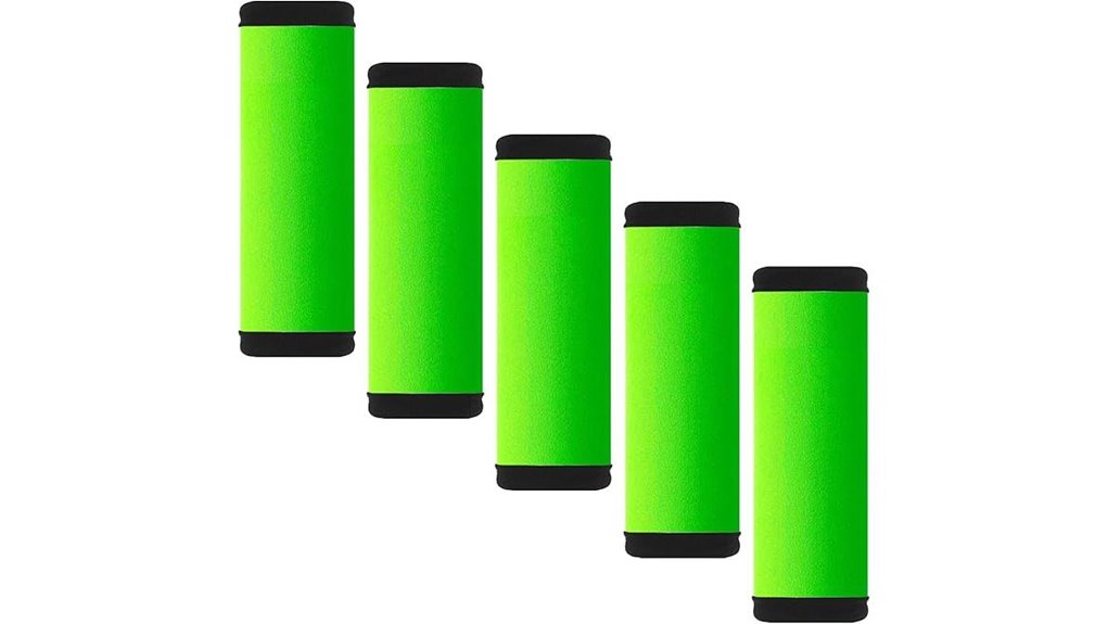 5 pack neoprene luggage wraps