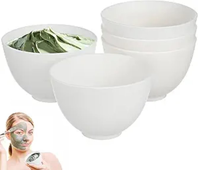 5 silicone collapsible bowls