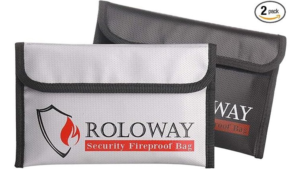 5x8 fireproof money bags