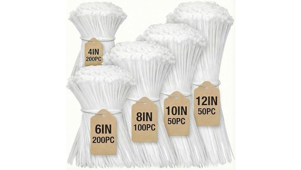 600 self locking nylon ties