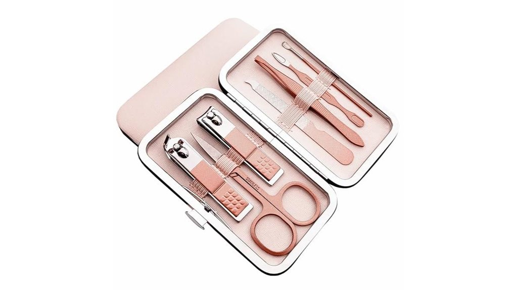 7 piece rose gold clipper
