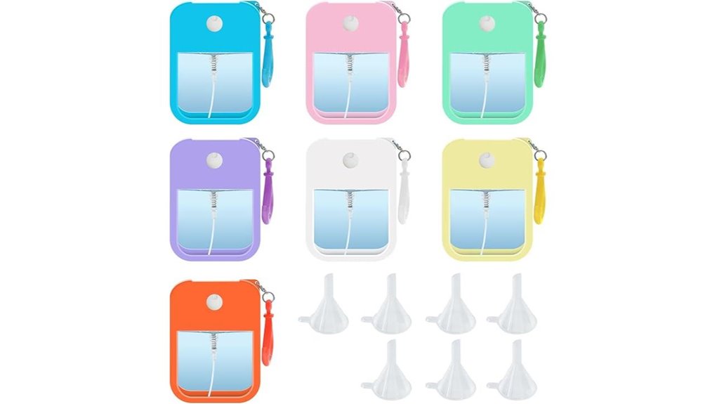 7pack mini spray bottle hooks