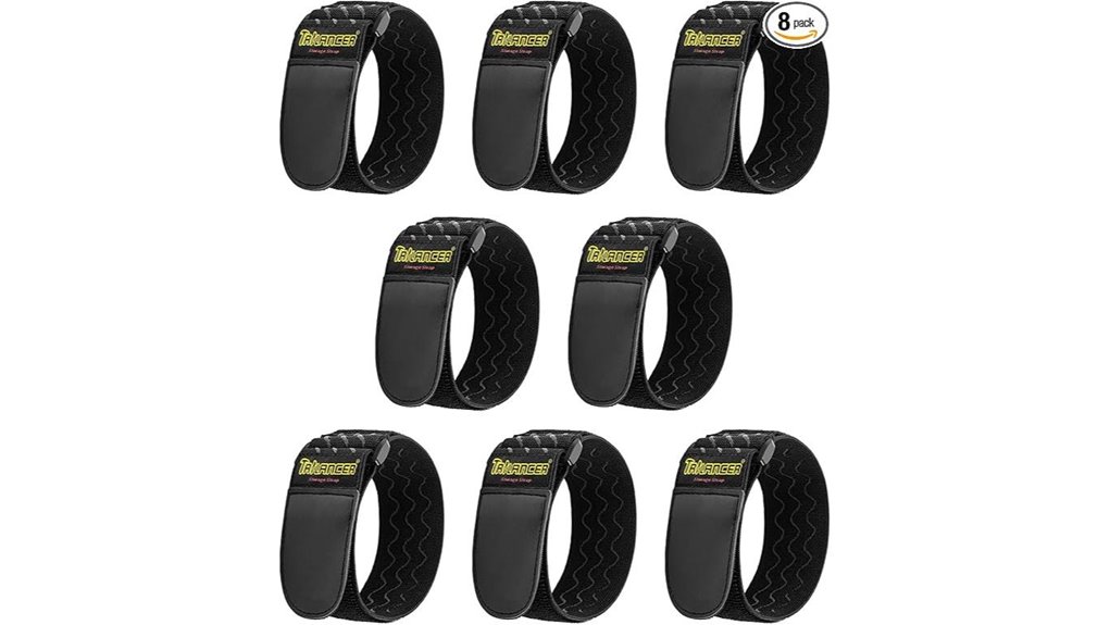 8 piece anti slip elastic straps