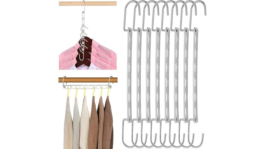 8 piece heavy duty metal hangers
