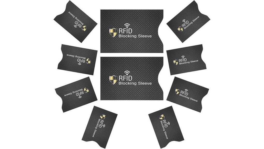 8xrfid sleeves 2xpassport holder