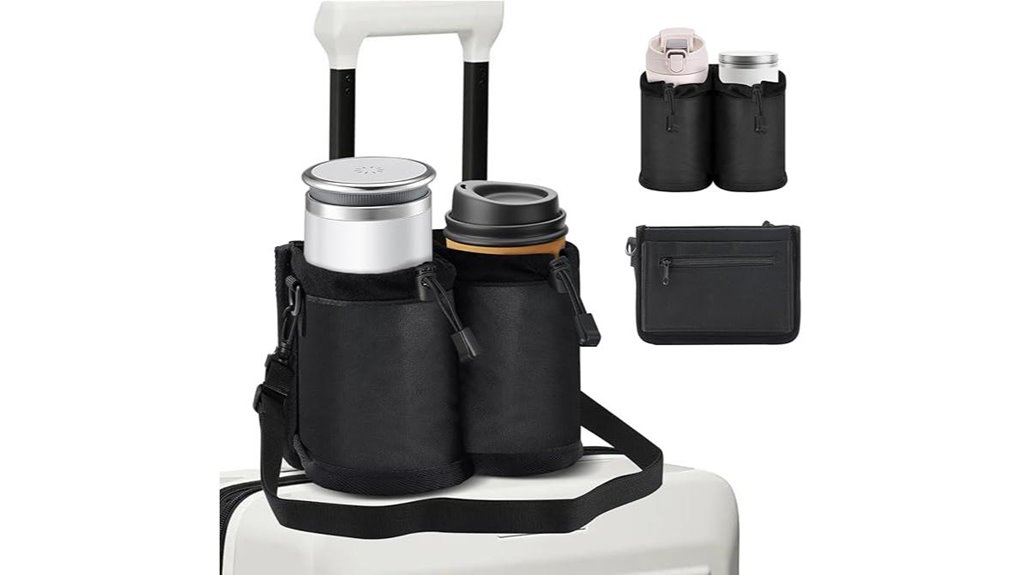 adjustable black coffee holder