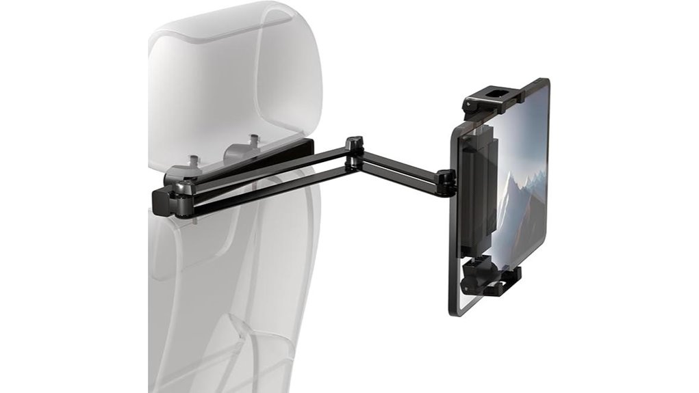 adjustable car tablet holder
