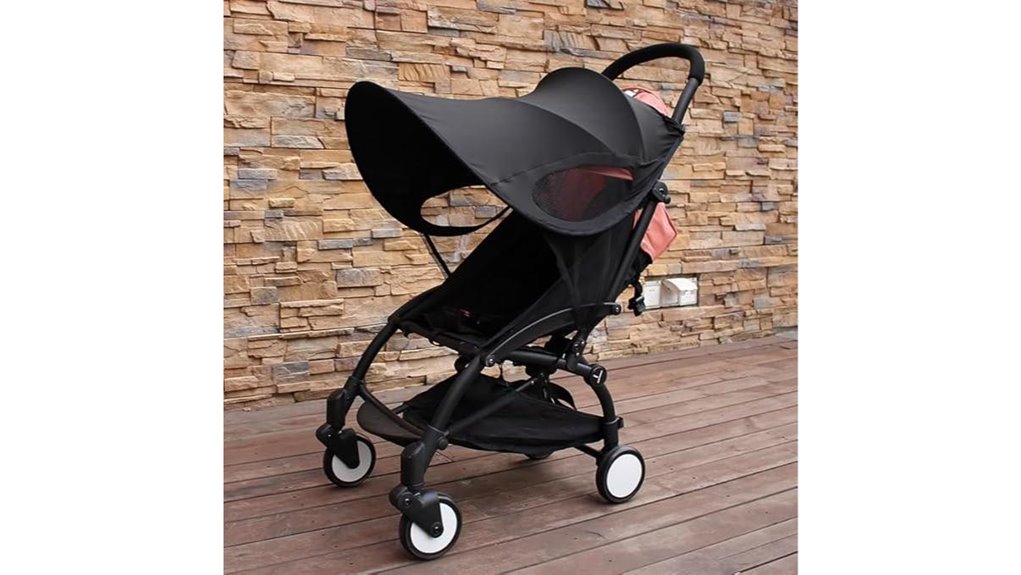 adjustable universal stroller shade