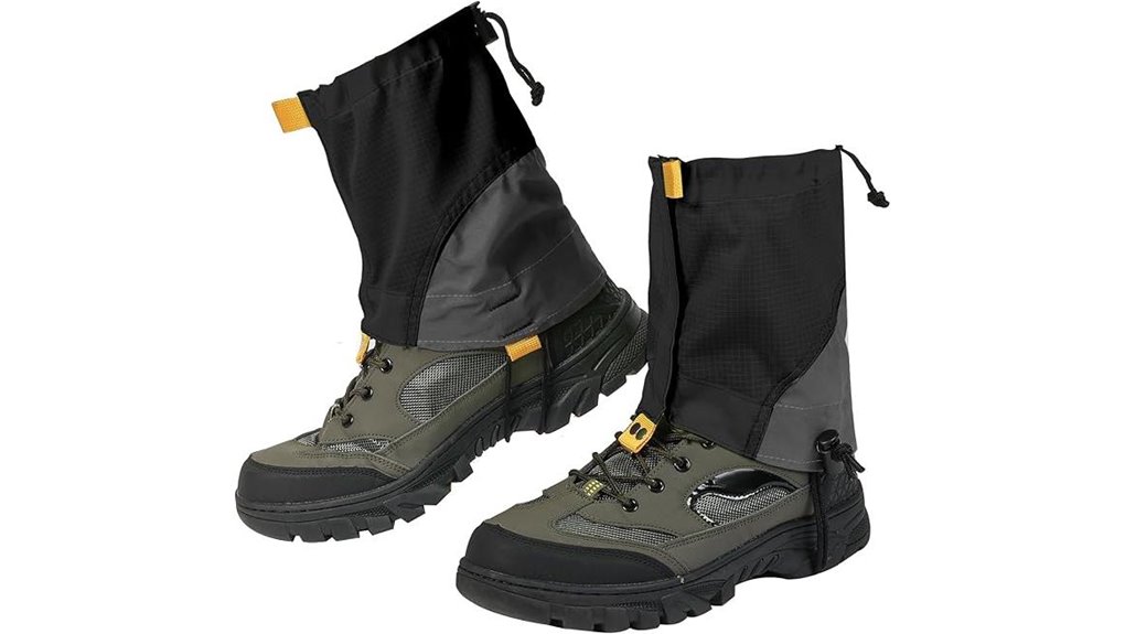 adjustable waterproof lightweight gaiters