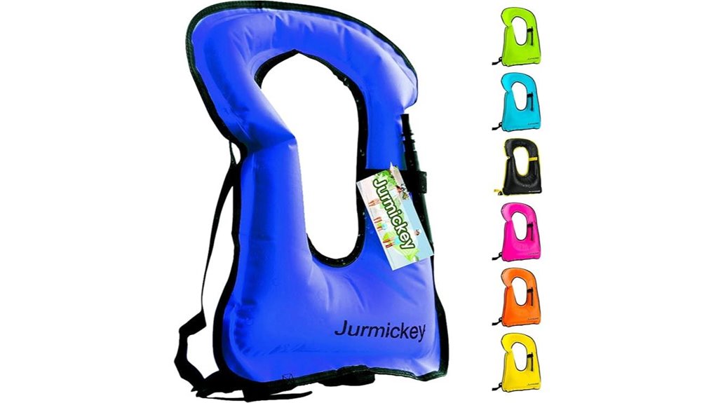 adult inflatable snorkel vest
