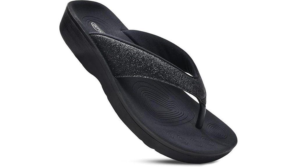 aerothotic women s arch flipflops