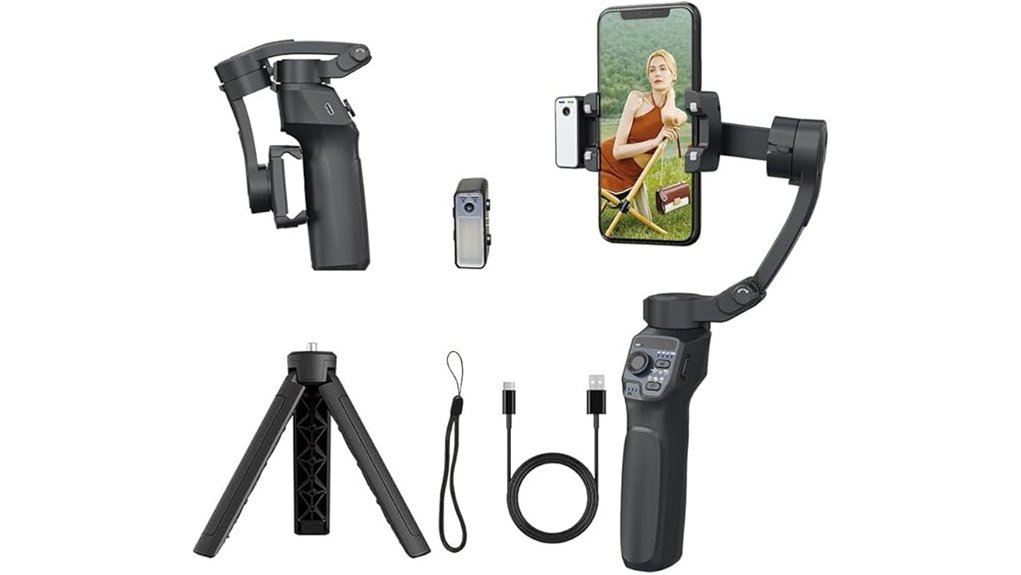 ai tracking 3 axis light gimbal