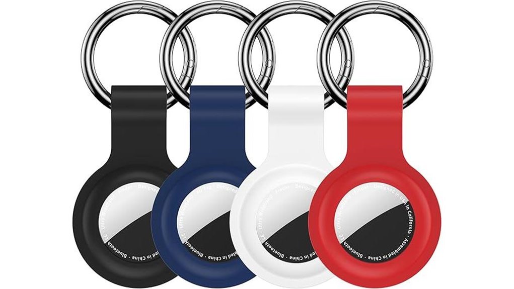 airtag keychain holder 4 pack