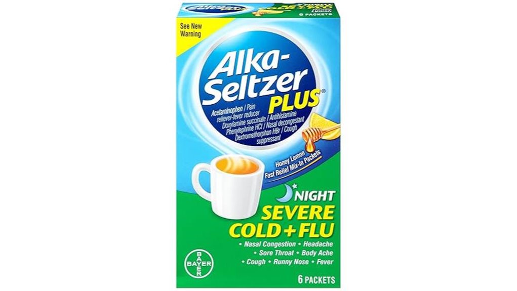 alka seltzer night relief powder