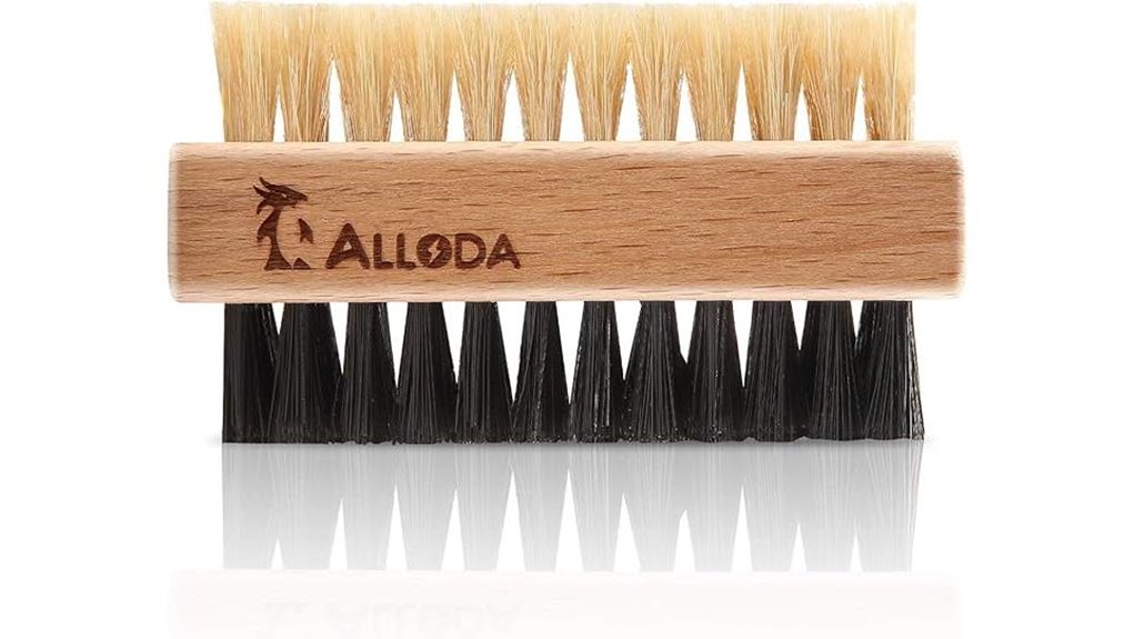 alloda double sided sneaker brush