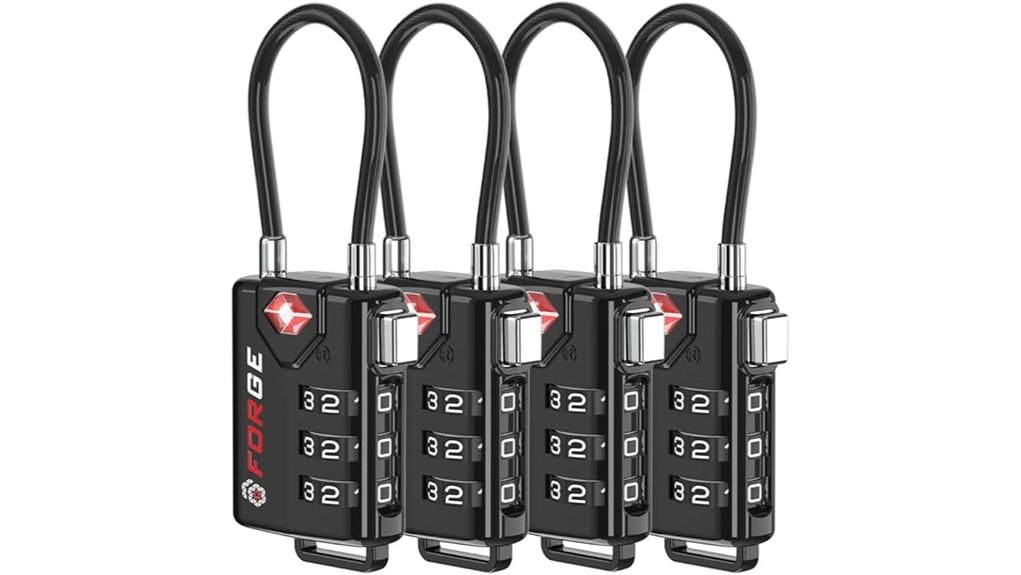 alloy tsa resettable locks