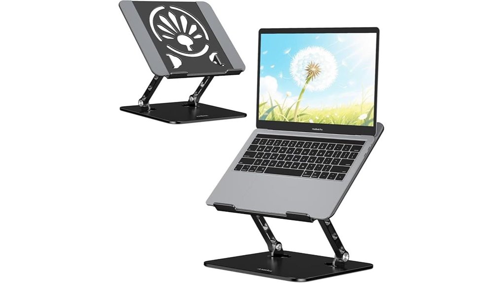aluminum adjustable macbook stand