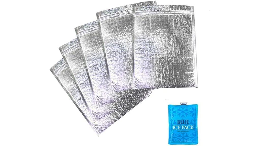 aluminum insulated lunch bag