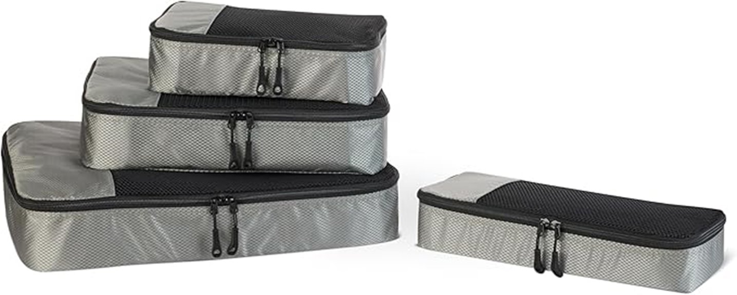amazon 4 piece gray cubes