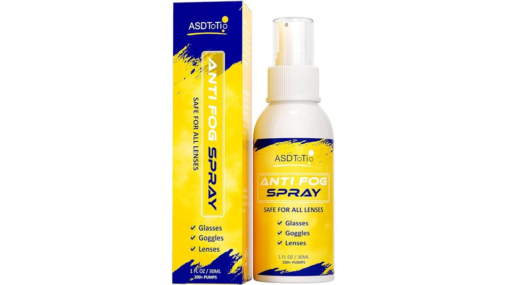 anti fog spray for optics