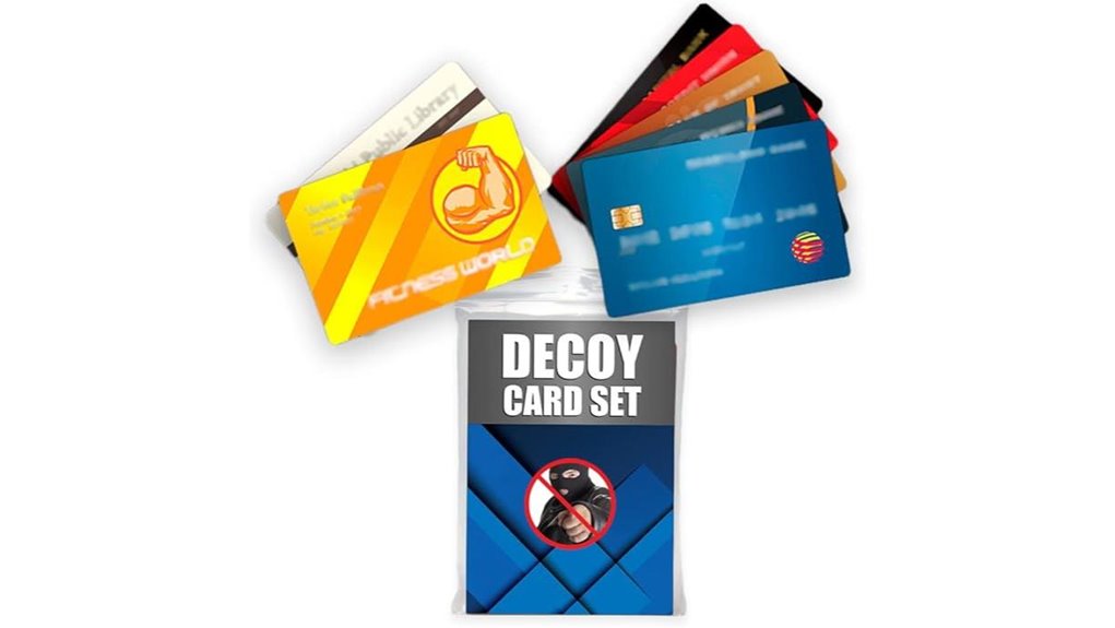 anti theft travel wallet decoys