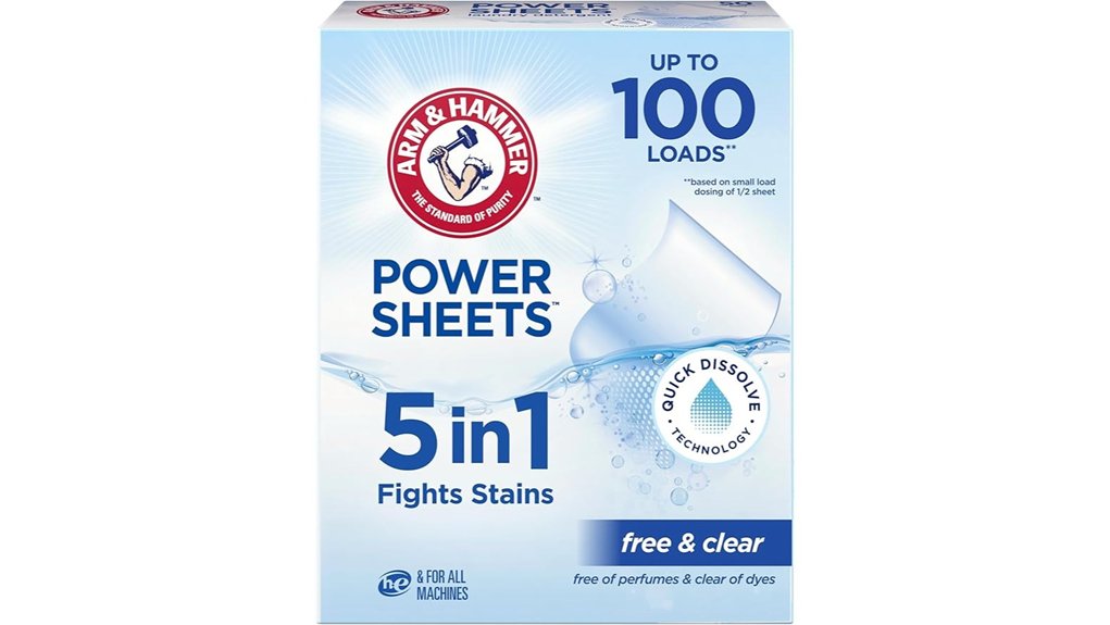arm 5 in 1 sheet detergent