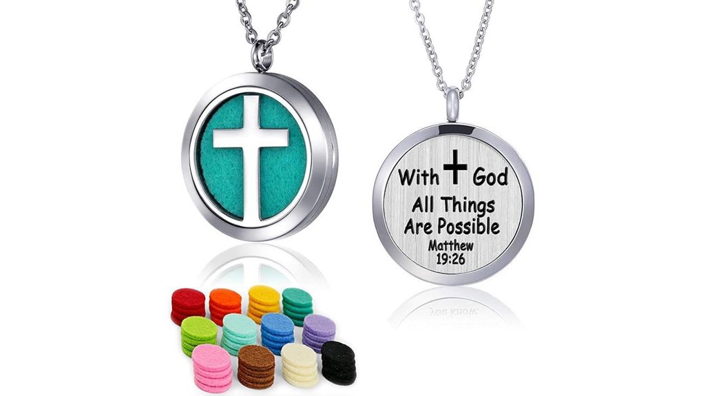 aromatherapy family tree pendant