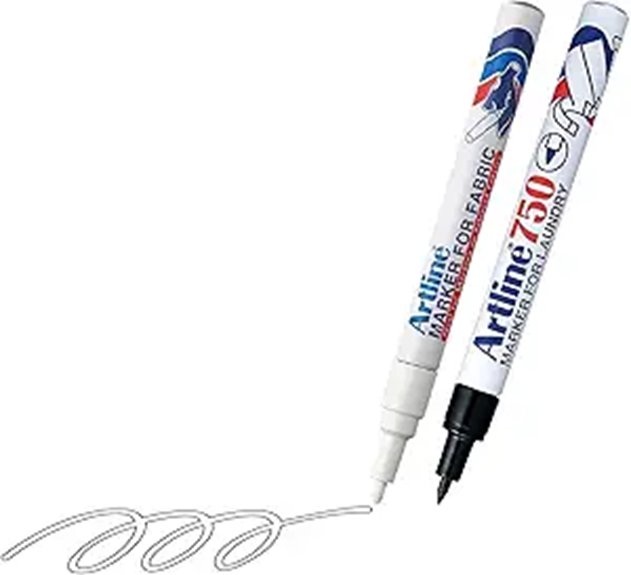 artline indelible laundry marker