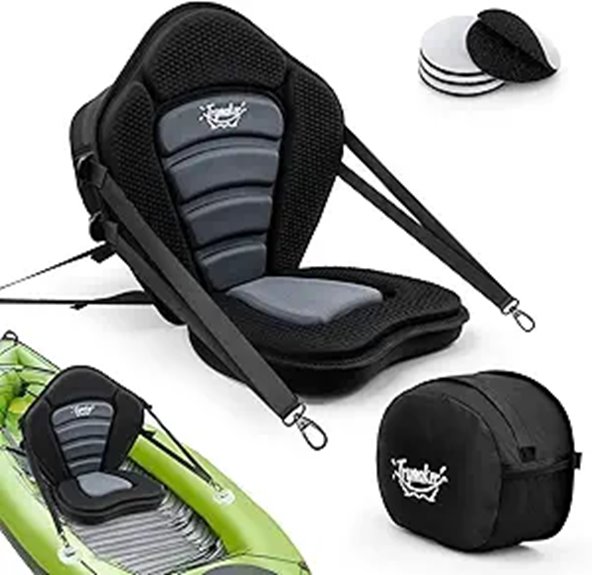 back support kayak seat universal