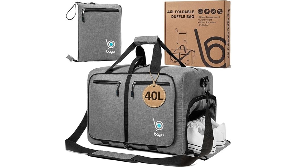 bago 40l foldable duffle