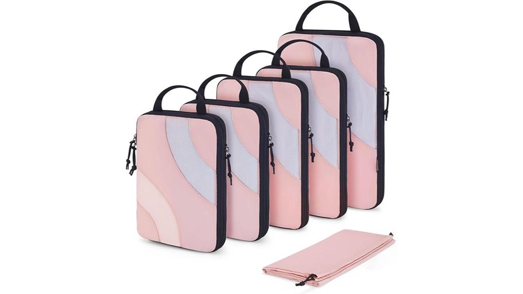 bagsmart compression packing cubes
