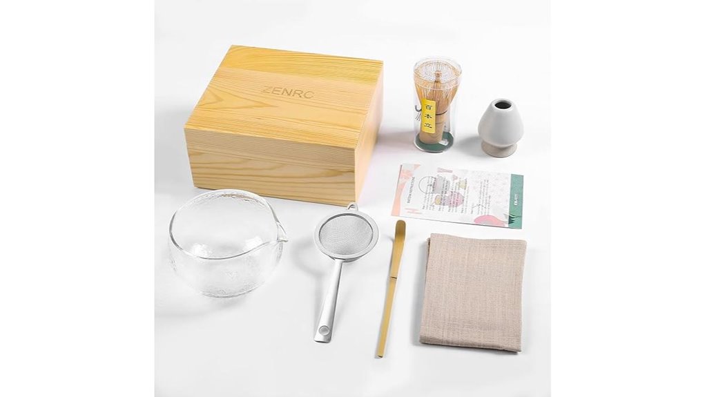 bamboo matcha kit components