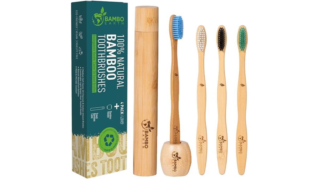 bamboo toothbrush travel case