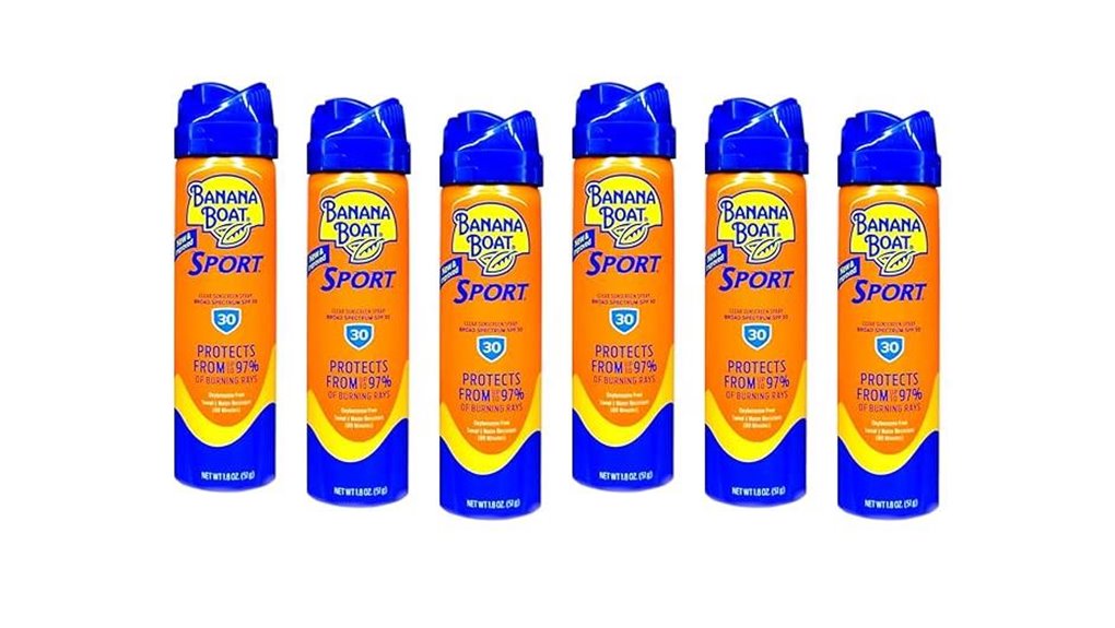 banana boat 6 piece spf30