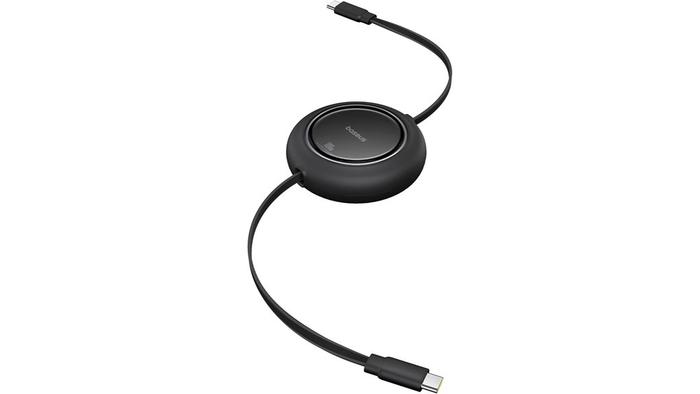 baseus 100w retractable cable