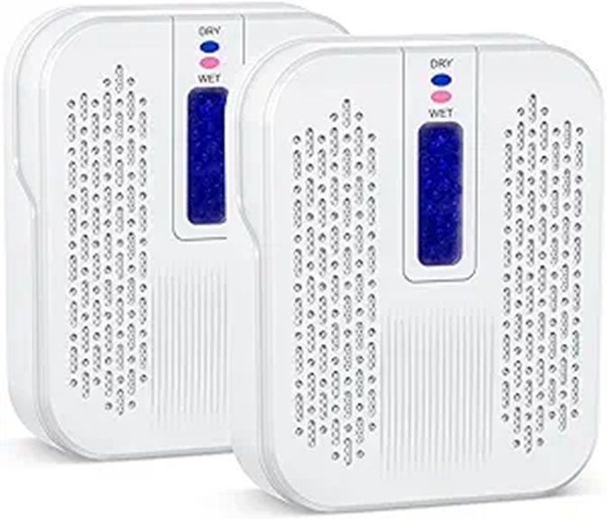 battery powered mini dehumidifier set