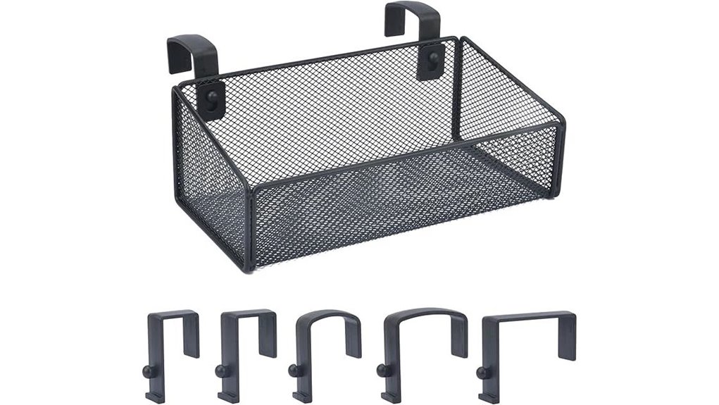 bedside metal storage basket