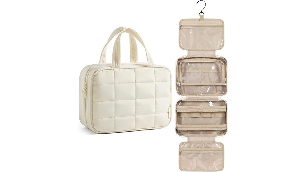 beige bagsmart travel toiletry